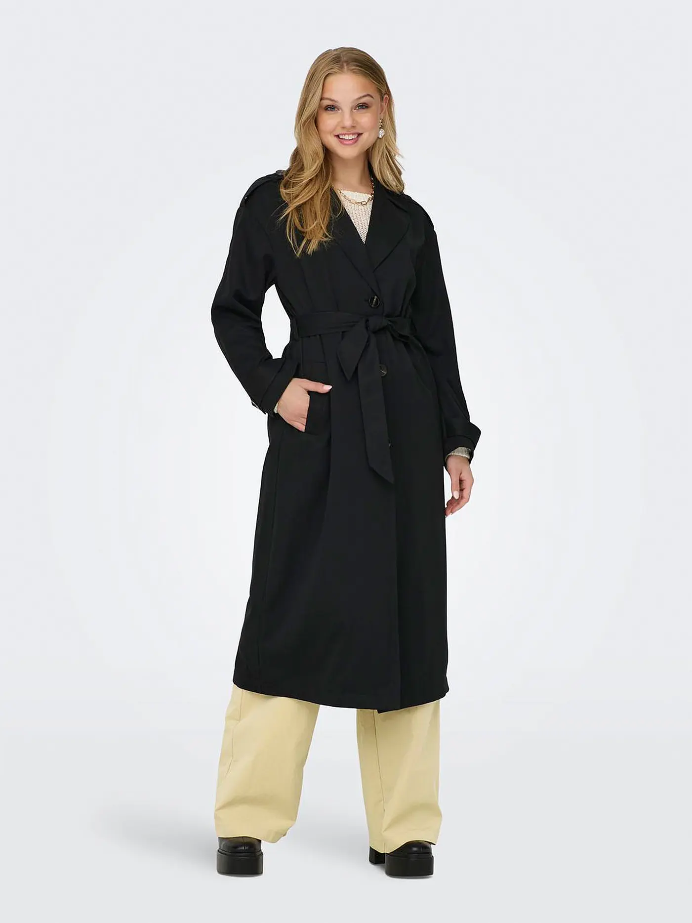 ONLY | Trenchcoat ONLLINE | schwarz